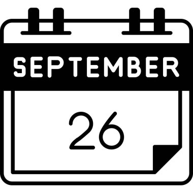 2 Eylül vektör simgesine sahip takvim