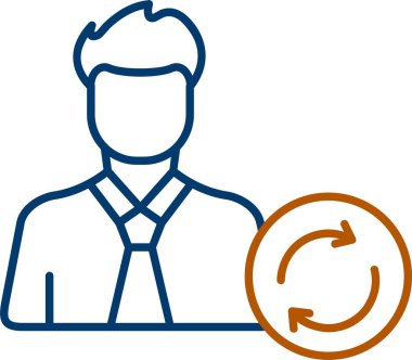 kullanıcı profili simgesi, vektör illüstrasyonu