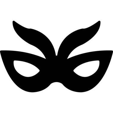 Karnaval maskesi vektör simgesi