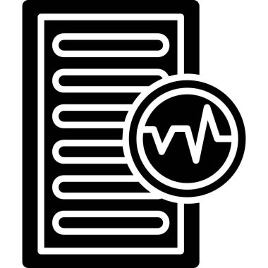 belge simgesi, vektör çizimi