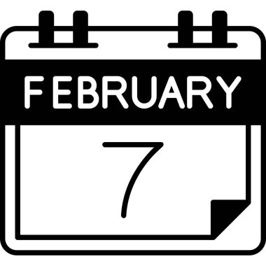 Takvim simgesi tasarımı, vektör illüstrasyonu