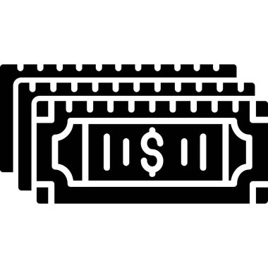 para nakit simgesi ana hatları biçiminde