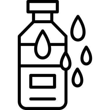 Su damlası. Basit resimleme