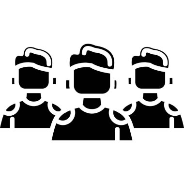 İnsanlar grup simge vektör