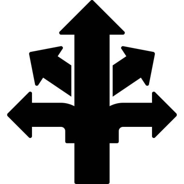 özet biçiminde yön ok vektörü simgesi