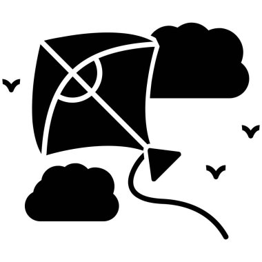 Bulut simgesi vektör illüstrasyonu