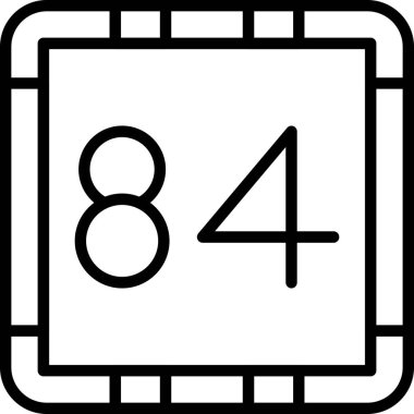 Takvim simgesi, vektör çizimi