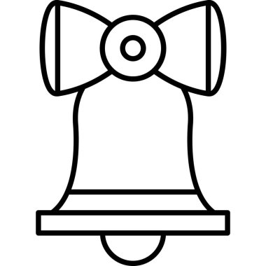 Çan simgesi vektör illüstrasyonu