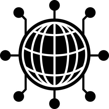 genel ağ vektör simgesi