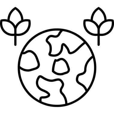 genel dünya gezegen simgesi, özet biçimi