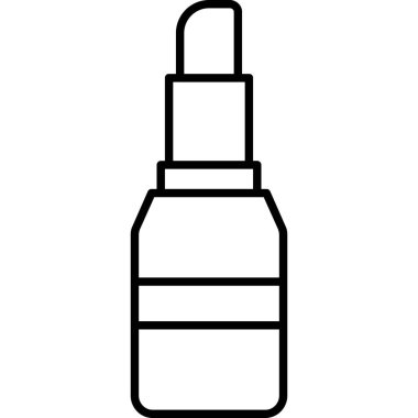 Kozmetik şişesinin vektör çizimi
