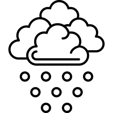 Bulut. Web simgesi basit tasarım