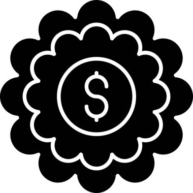 para çiçeği ikonu vektör illüstrasyonu