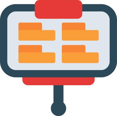 business board simgesi vektör illüstrasyon tasarımı