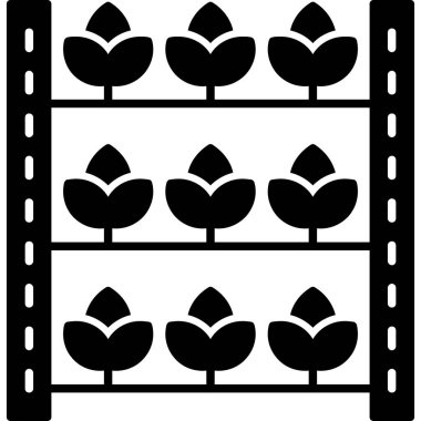 Bitki. Web simgesi basit illüstrasyon
