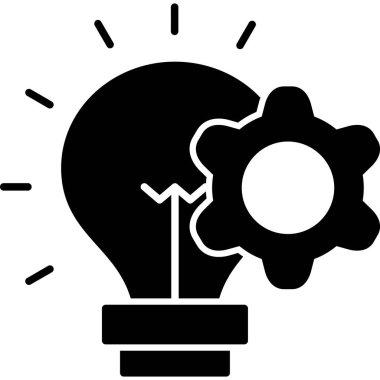 Fikir ikonu, vektör illüstrasyonu. fikir işareti