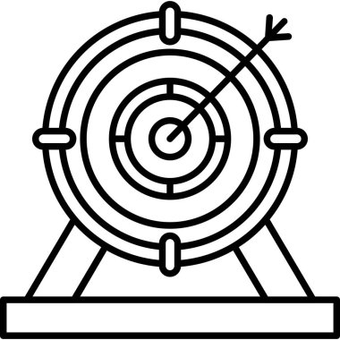 Pusula. Web simgesi basit illüstrasyon