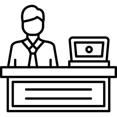 ofis yöneticisi simgesi