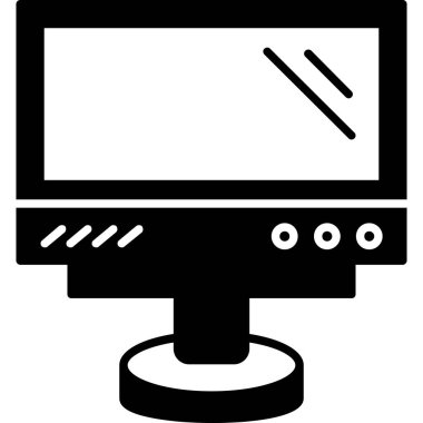 bilgisayar izleyici vektör simgesi