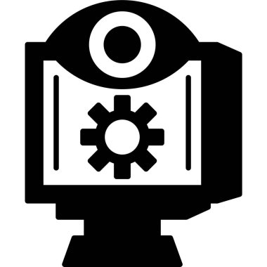 Teçhizat Web simgesi basit illüstrasyon