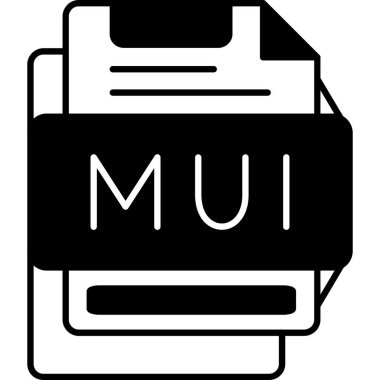 dosya biçimi simgesi, vektör illüstrasyonu