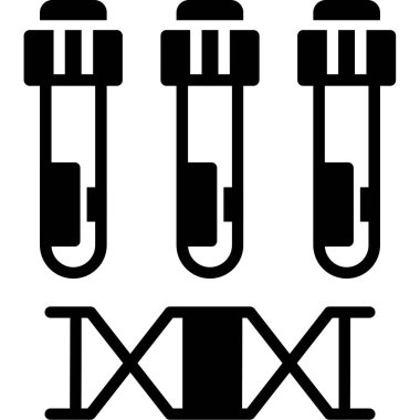 dna. Web simgesi basit illüstrasyon