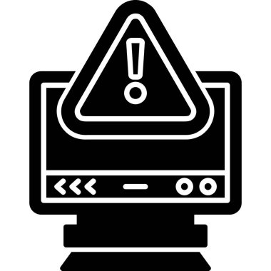 Moda biçimi izole edilmiş arkaplanda ünlem tehlike simgesi