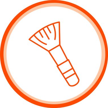 Web Kullanımı için Fırça Simgesi, Basit Vektör İllüstrasyonu