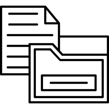 Dosya. Web simgesi basit illüstrasyon