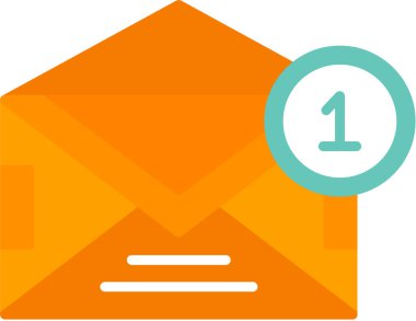 e-posta simgesi düz biçimli