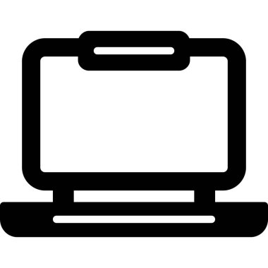 Laptop Bilgisayar. Web simgesi