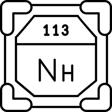 Kimyasal ikon. özet çizimi
