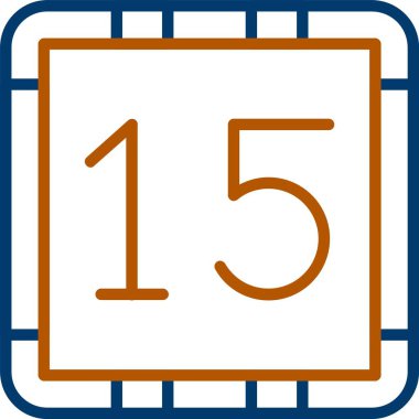 15. 15 Simge, Web Kullanımı için Basit Vektör İllüstrasyonu