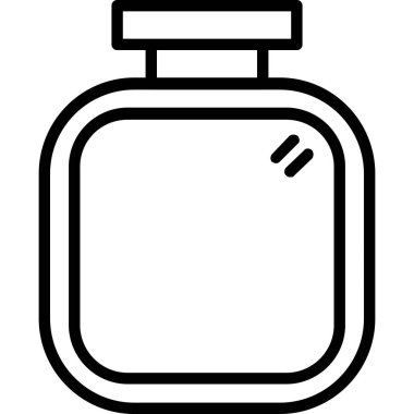 Şişe simgesi, anahat stili