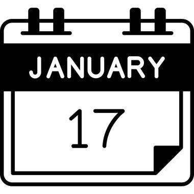 Takvim simgesi tasarımı, vektör illüstrasyonu