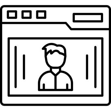 Kart simgesi vektör illüstrasyonu