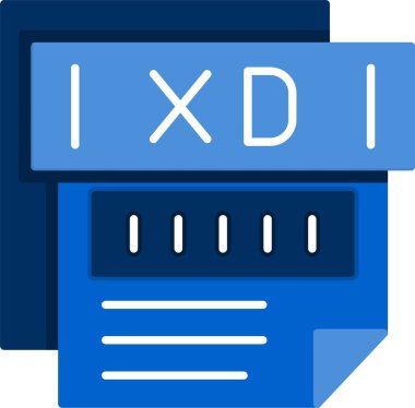 Dosya biçim simgesinin vektör illüstrasyonu