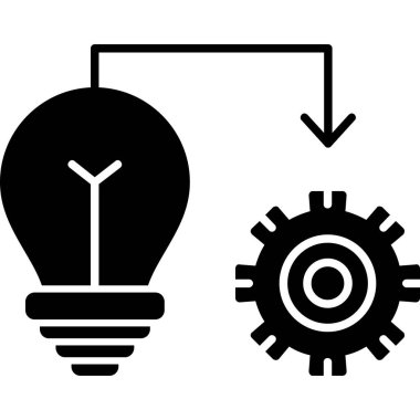 ampul simgesi tasarımı, vektör illüstrasyonu 10 grafik