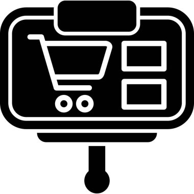 Alışveriş arabası. Basit tasarım