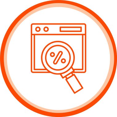 Benzersiz Mikrodalga Vektör Kabartma Simgesi