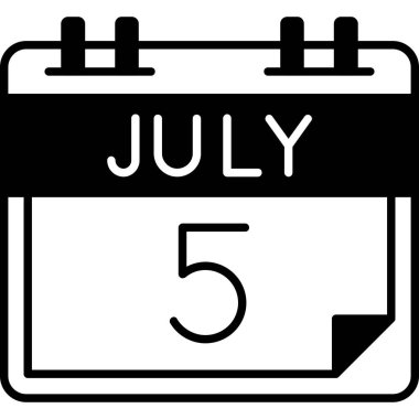 Ağustos kabartma simgesi. takvim vektörü sembolü.