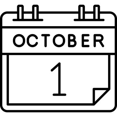 Takvim simgesi, vektör çizimi