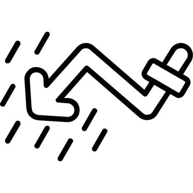 Yağmurlu hava simgesi, özet biçimi