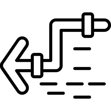 egzersiz ikonu. Web tasarımı için egzersiz simgesinin özet vektörü