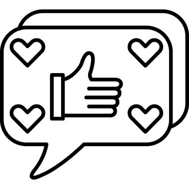 Kalp ikonu gibi. Beyaz arkaplanda izole edilmiş web tasarımı için özet kalp vektörü simgesi