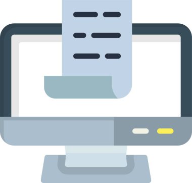 dizüstü bilgisayar simgesi, düz biçim