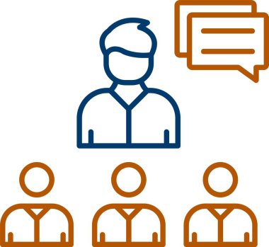 Patron Simgesi, Web Kullanımı için Basit Vektör İllüstrasyonu