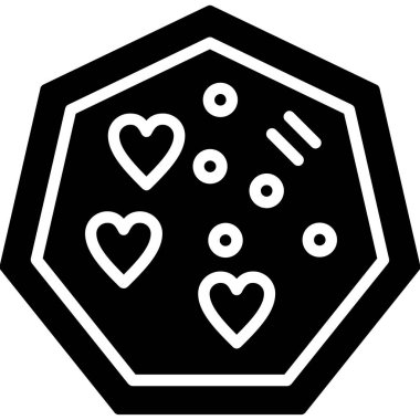 Bir kalp simgesinin vektör illüstrasyonu