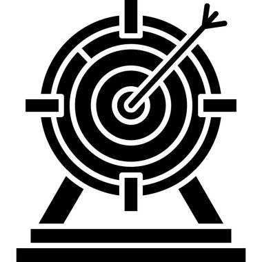 hedef simge vektör illüstrasyonu