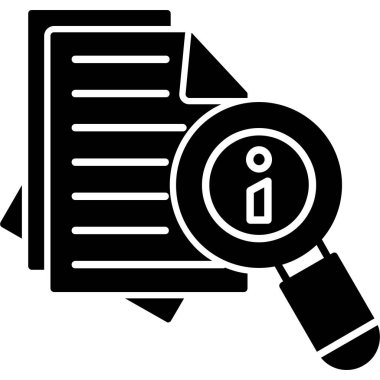 Büyüteç simgesini ara. Beyaz arkaplanda izole edilmiş web tasarımı için arama vektör simgesinin basit çizimi